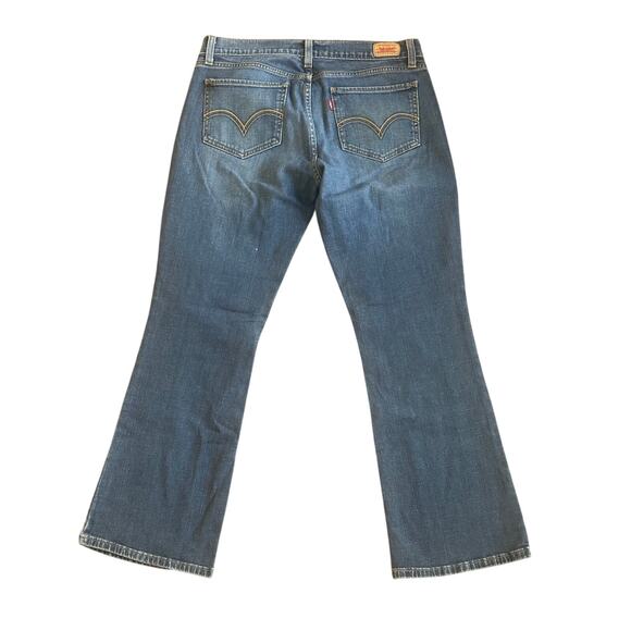 Vintage Levis 524 Too Superlow Bootcut Flare Jeans Size 11 S/C 27" Inseam - Picture 2 of 5